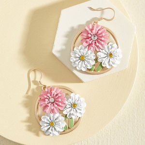 Modcloth: The Blossom Responsibility Earrings